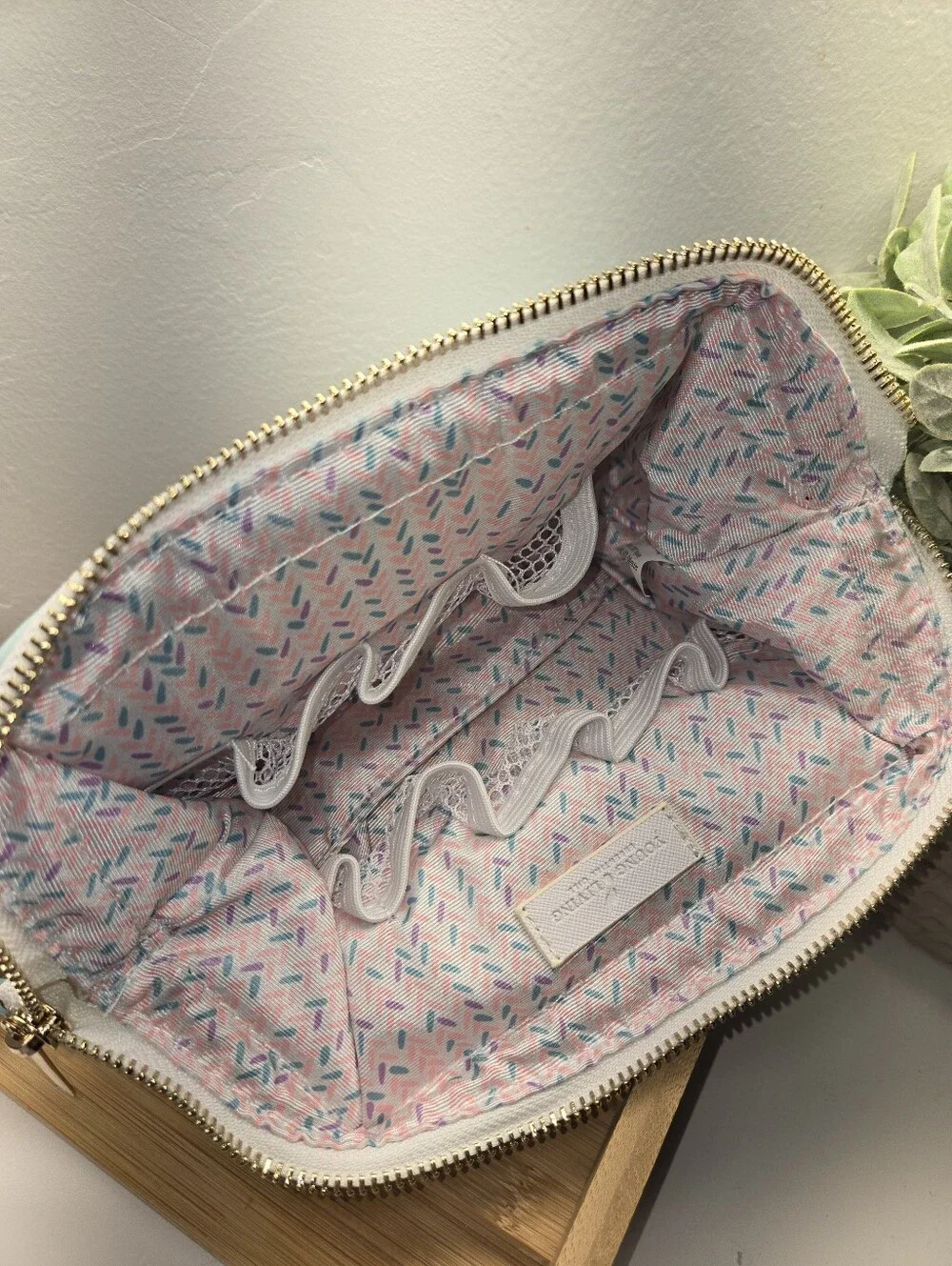 Young Living Light Blue Travel Cosmetic Pouch